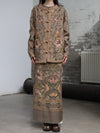 INTO THE EAST 25 Autumn/Winter Tussah Silk Loose Hand-Buttoned Suit Jacket ITE-E1DGAW008GR21JK-LV Green